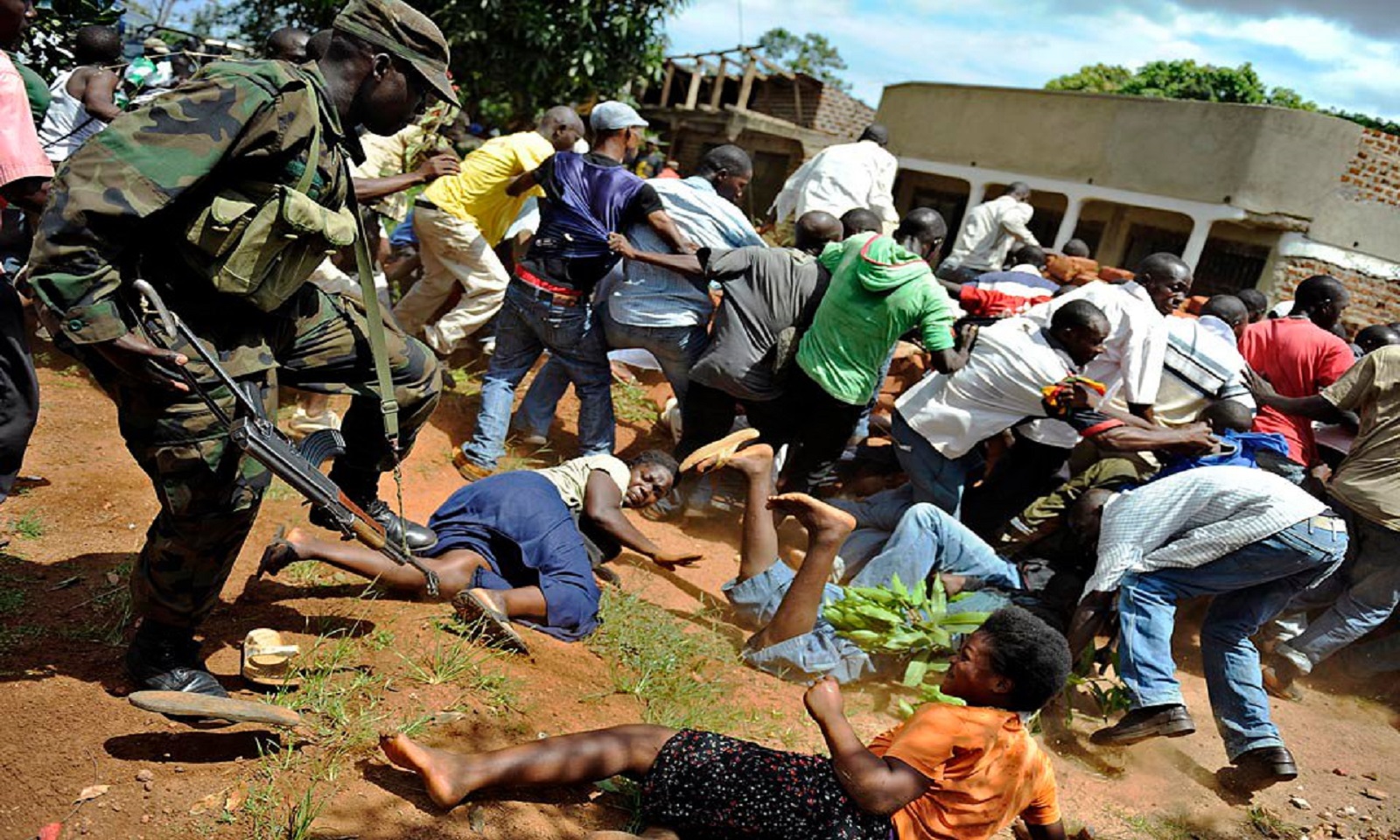 Brutality among the law keepers.<b>Lets end the violence</b>.
